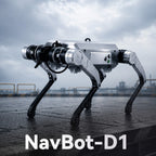 NavBot-D1 12-DOF quadruped robot walking demo