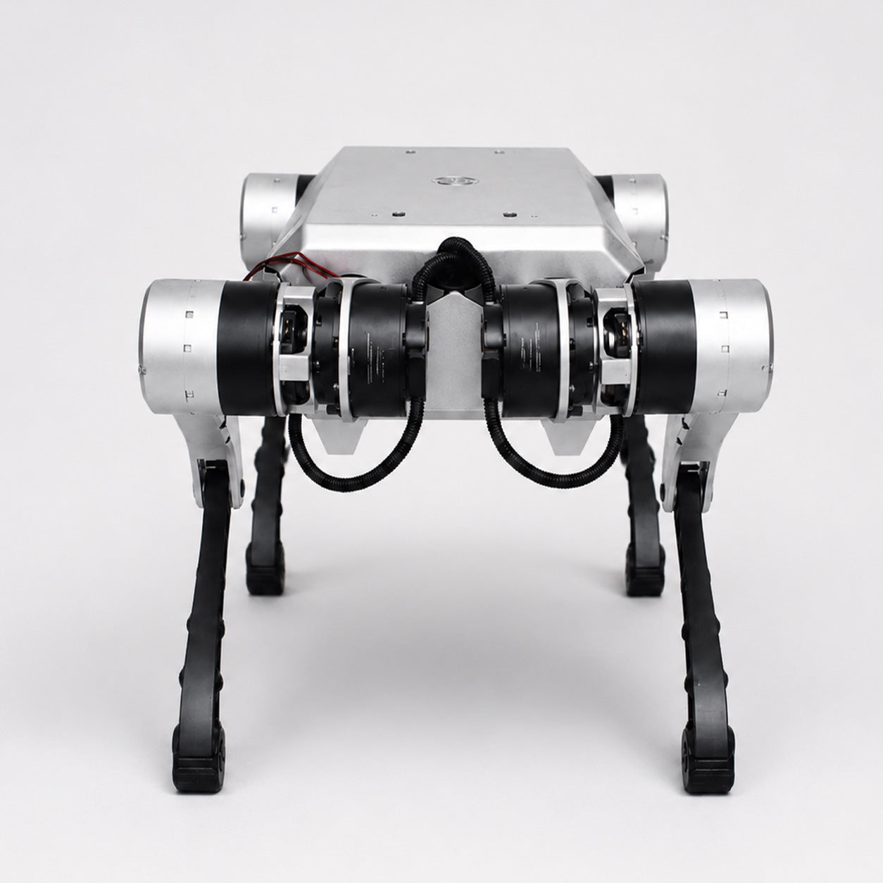 NavBot-D1 robot dog front view for ROS 2 development