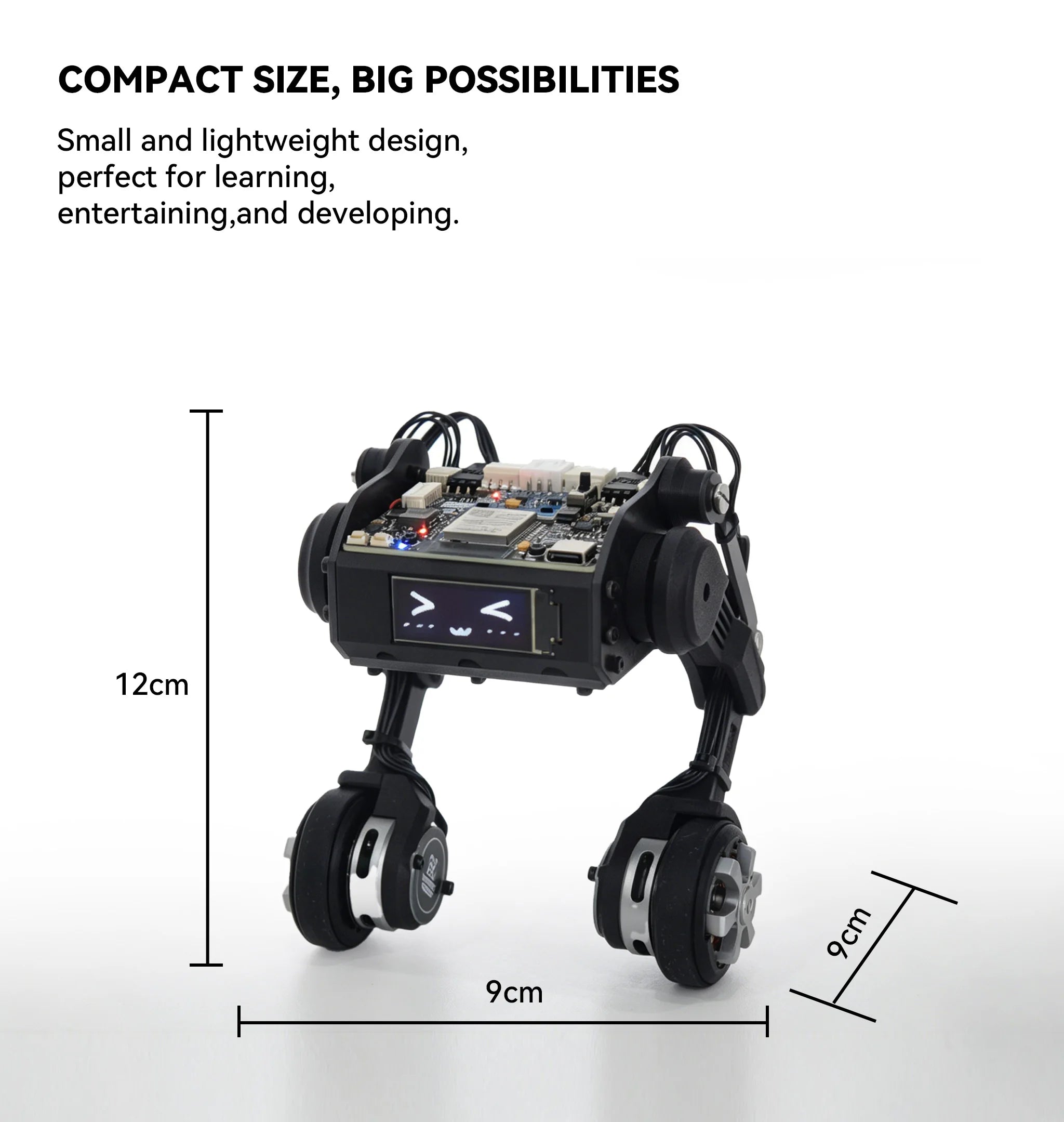 NavBot-EN01 — Educational Wheel-Legged Robot Kit