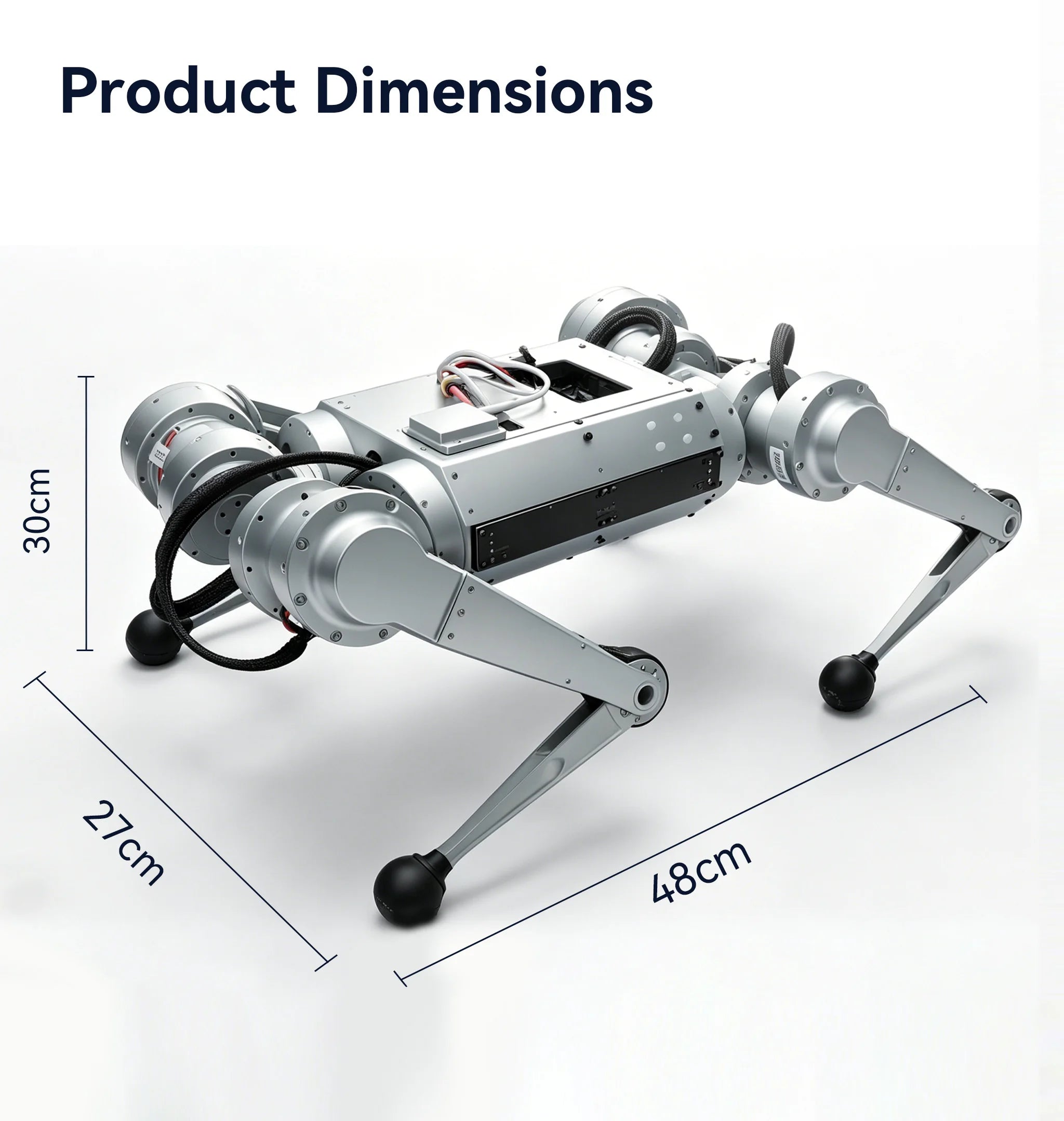 NavBot-EG02 — 12-DOF High-Performance Quadruped Robot