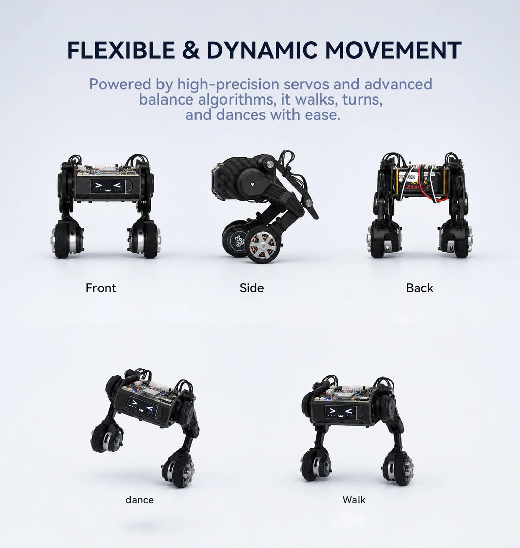 NavBot-EN01 — Educational Wheel-Legged Robot Kit